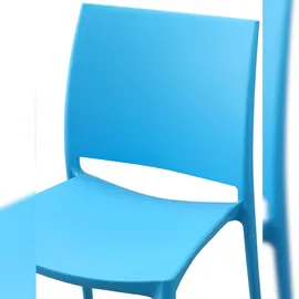 CLP Gartenstuhl Meton 42 x 42 x 81 cm blau