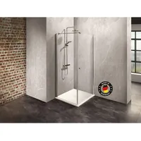 Dusbad Duschkabine/ Duschabtrennung Dusbad Vital 2 Drehtür rechts + Duschwand links (Kombination) rechts 800mm links 800mm