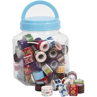 Creativ Company Bandsortiment, B: 12 mm, verschiedene Farben, 90x2m