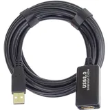 PremiumCord USB-A auf USB-B 25 m Schwarz