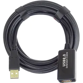 PremiumCord USB-A auf USB-B 25 m Schwarz