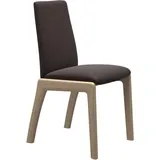 Stressless® Polsterstuhl Laurel, Low Back, Größe M, mit abgerundeten Beinen in Eiche natur braun