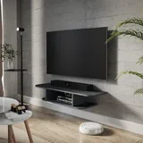 Vicco Lorio TV-Schrank 105 x 18,2 cm Schwarz Beton Holzwerkstoff