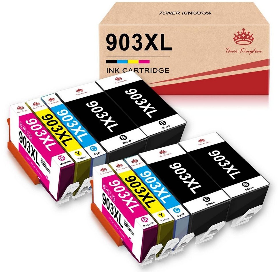 Toner Kingdom ersetzt für HP 903 XLDruckerpatronen Tintenpatrone (Officejet Pro 6960 6961 6963) bunt|gelb|schwarz
