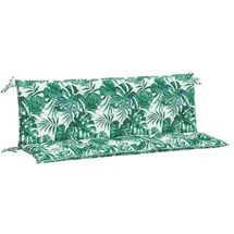 vidaXL Bankauflage 150 x 50 x 7 cm grün 2 St.