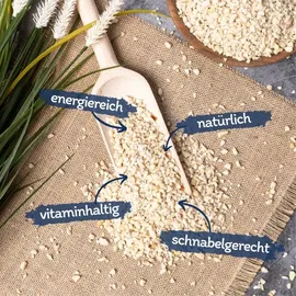 Lyra Pet Erdnusskerne weiß gehackt 10 kg in 30 L Tonne