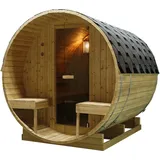 Sano BERGEN Faßsauna 8kW Ofen Outdoorsauna Außensauna Gartensauna Wellnesssauna
