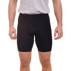 F2 Race Herren Fahrrad-Hose mit Rückentasche Mountainbike-Hose mit High-Performance-Sitzpad Radler-Hose 6557 2038 Schwarz - S