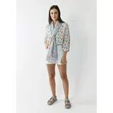 Codello Schal mit Blumenmuster Onesize Damen