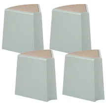 Beliani Gartenhocker 43 x 45 x 35 cm grün 4 St.