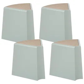Beliani Gartenhocker 43 x 45 x 35 cm grün 4 St.