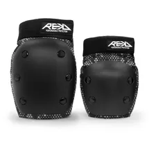 Rekd Protection Rekd Youth Heavy Duty Double Pad Set - Black / Grey - S