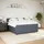 vidaXL Boxspringbett mit Matratze Dunkelgrau 200x200 cm Samt - Grau