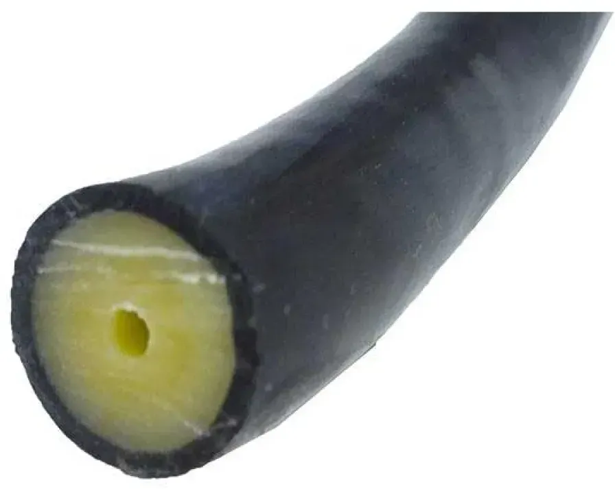 Spetton For Meter 1 Mts 18 Mm Gummi - Black - 1 m