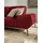 W.Schillig Ecksofa "run, Designsofa mit tollem Sitzkomfort, L-Form", rot (light brick w82), B:299cm H:88cm T:178cm, Longlife Xtra-Leder Z73: Naturwalkleder der Luxusklasse aus den erlesensten Rohhäuten.