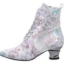 SIMEN Schnürstiefeletten Damen Weiß 37
