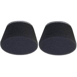 PROXXON 29078 Profi Polierschwamm weich 2 Stück, Klett Ø30mm schwarz