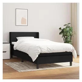 vidaXL Boxspringbett 100 x 200 cm Schwarz