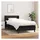 vidaXL Boxspringbett 100 x 200 cm Schwarz