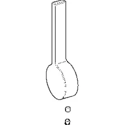 Hansa Hebel Loft 3.5 Duschsystem komplett 59914019