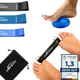 Sanmedix Hallux Valgus Zehenspreizer Trainingsband für den Zeh - Korrektur 4er Set für Damen und Herren zur Schmerzlinderung von Ballenzehen