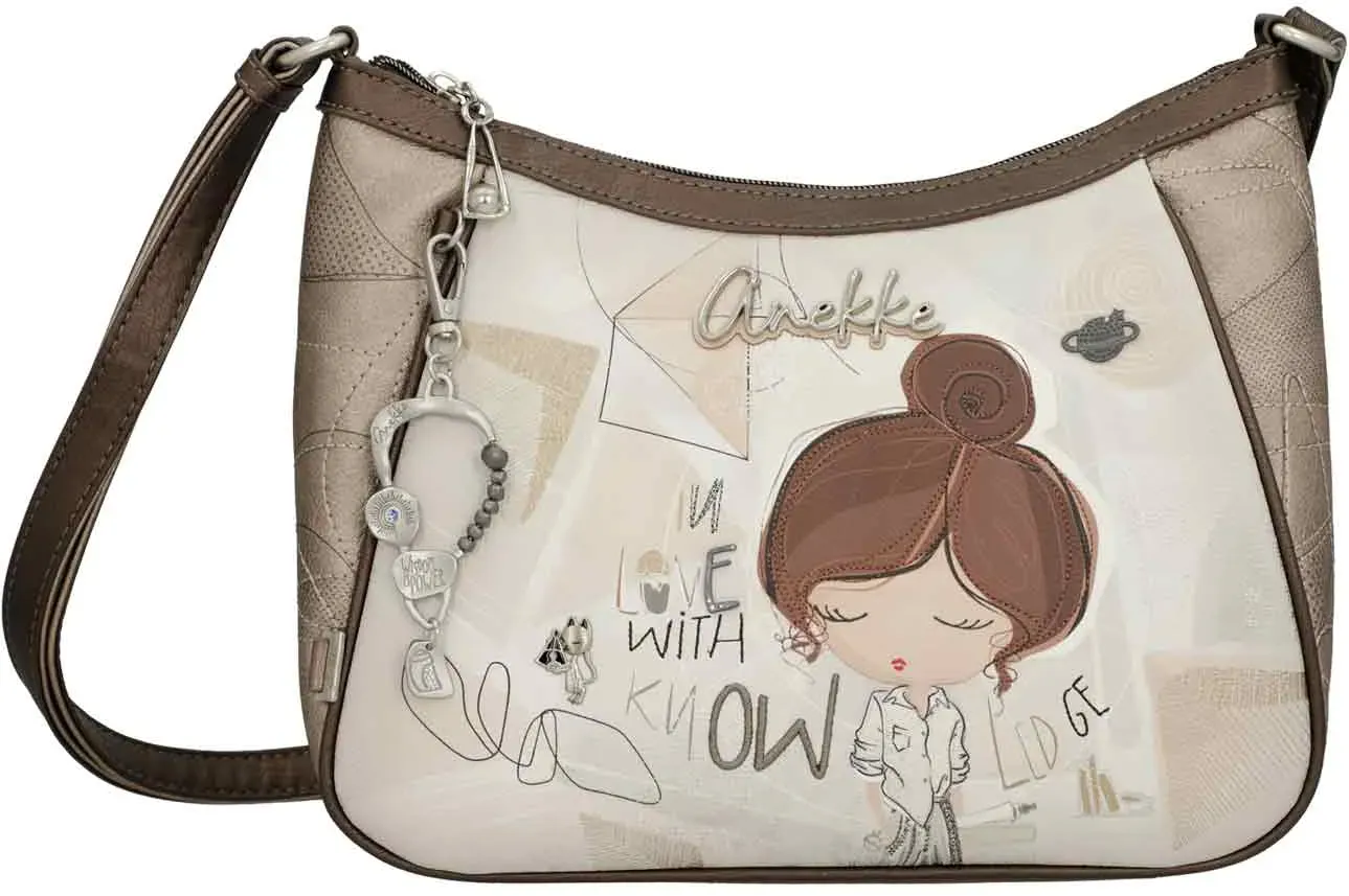Anekke Damen Umhängetasche Bolso Bandolera multicolour