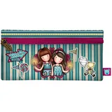 Santoro 1129GJ03 Gorjuss Fairground Schmaler Koffer Feuerwerk, 22 x 11 x 1,5 cm, blau