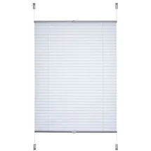 LIEDECO Klemmfix-Plissee Easy 90 x 130 cm Polyester Weiß