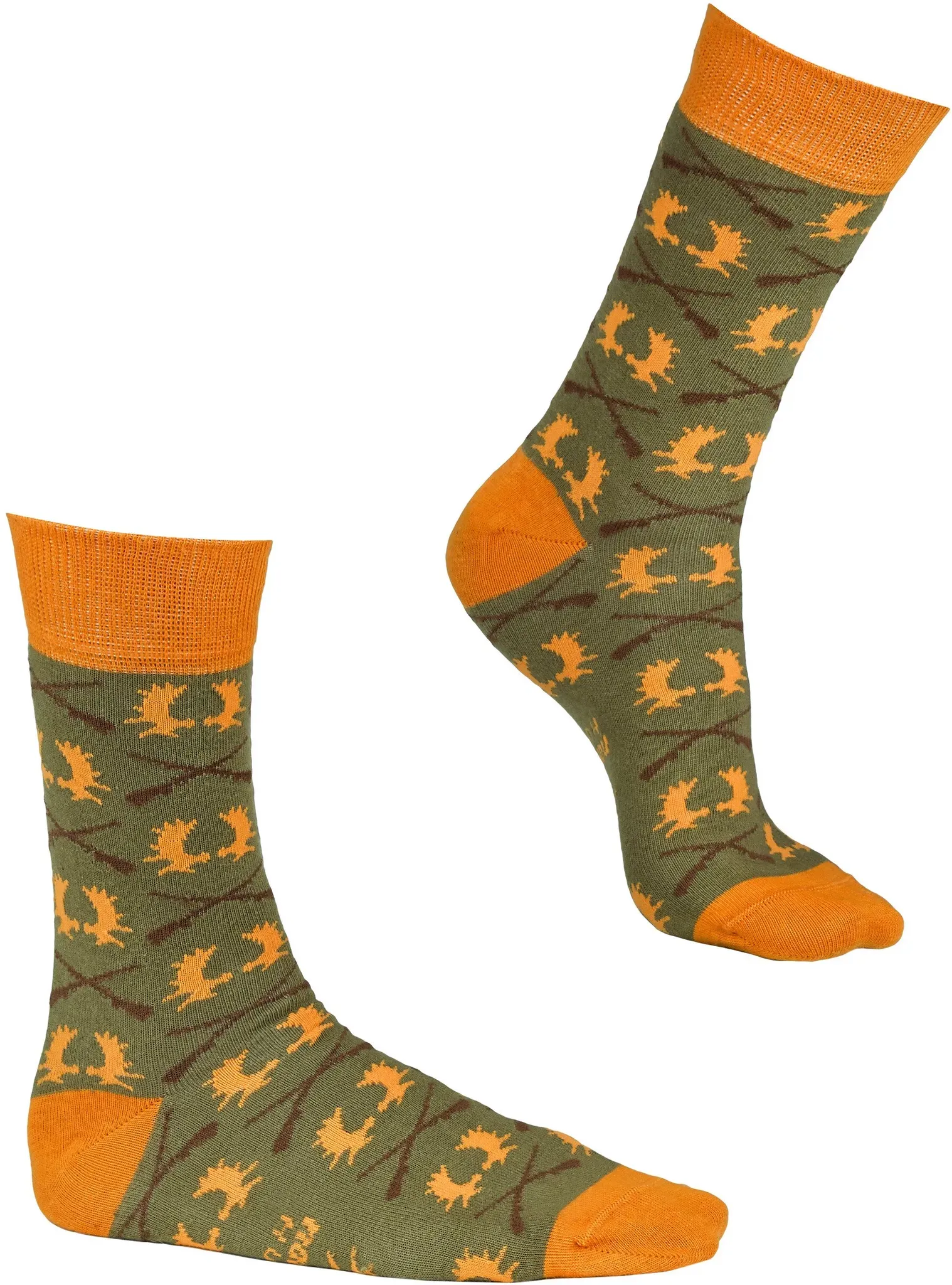 Nordforest Hunting Socken Geweih, oliv-bunt, 35/38
