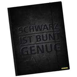 6 Stück Online Sammelmappe schwarz ist bunt genug, A3 4014421101259 ONLINE