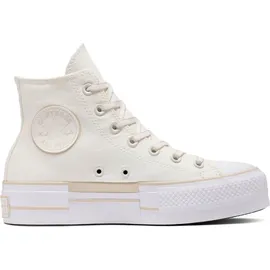 Converse Schuhe Chuck Taylor All Star Lift Platform Outline Sketch, A05009C - Creme