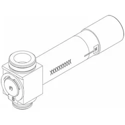 Bosch Ersatzteil Adapter Gasventil kpl 3 everp