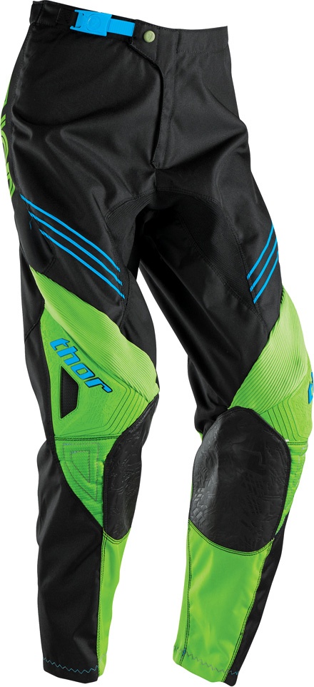 Thor Phase, pantalon en textile - Hyperion Noir/Vert - 32