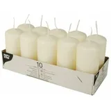 Papstar Stumpenkerze 9 x 4 cm 10 St. creme