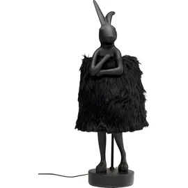 Kare DESIGN Tischleuchte Animal Rabbit Polyresin Schwarz 68 cm