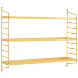 [en.casa] Modulares Wandregal Strängnäs Gelb