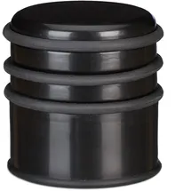 Relaxdays Türstopper Schwarz 7 cm
