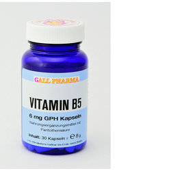 Vitamin B5 6 mg GPH Kapseln 30 St