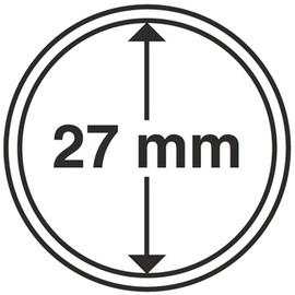 Leuchtturm Albenverlag Münzkapseln CAPS 27 mm, 10er Pack