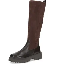 CAPRICE Damen Stiefel mit Absatz mit Thermosohle Bequem, Braun (Dk Brown Comb), 39 EU