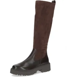 CAPRICE Damen Stiefel mit Absatz mit Thermosohle Bequem, Braun (Dk Brown Comb), 39 EU