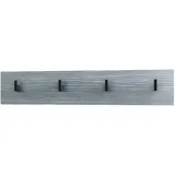 Vladon Garderobenpaneel, Anthrazit, 72.5x14.5x3.5 cm, Garderobe, Garderobenleisten & Garderobenhaken