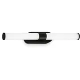 Briloner - LED Spiegelleuchte Bad, Spiegellampe Badezimmer, Wandlampe, Wandleuchte, IP44, neutralweiße Lichtfarbe, 7W, Schwarz, 40 cm