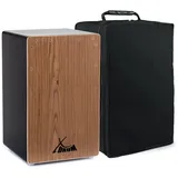 XDrum Cajon El Bajo Bass Port Black - Walnut Inkl. Tragetasche