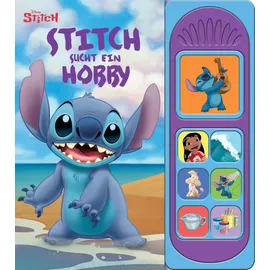 phoenix international publications inc. Disney Stitch - Stitch sucht ein Hobby - Soundbuch - Pappbilderbuch mit 7 Geräuschen