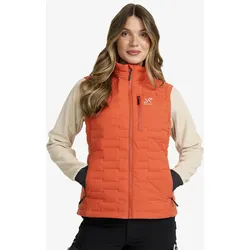 Flex Stretch Down Vest Damen Mecca Orange, Größe:L - Westen - Orange