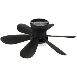 GLOBO Deckenventilator 51 cm Schwarz