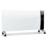 Klarstein Lindholm Konvektionsheizgerät, Heizung, LED-Display, Touch-Panel, Fernbedienung, Timer, 2 Heizstufen: 1000 oder 2000 W, Thermostat 16 - ... - weiß