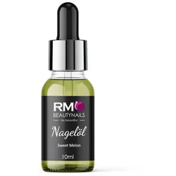 RM Beautynails Nagelpflegeöl Nagelöl Nail Cuticle Oil mit Pipette 10ml Pflege für die Nagelhaut, 10ml Nagelöl, Mandelöl und Pfirsich Kernöl grün
