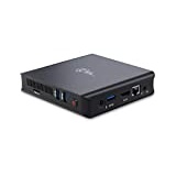 Mini PC CSL Narrow Box Ultra HD Compact v5 Windows 10 Home lüfterlos, Intel Celeron N5100 4x2800MHz, 128 GB eMMC SSD, 4 GB DDR4-RAM, Intel UHD Grafik, Dual WLAN, HDMI 2, USB 3.1, BT 4.2